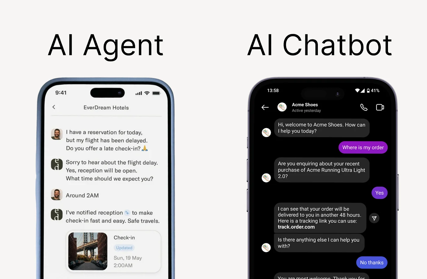 AI Chatbot vs Rule-Based Bot comparison